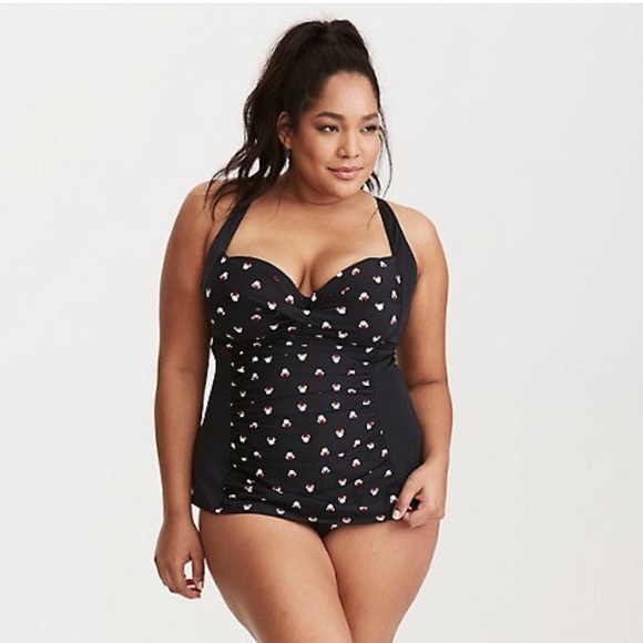 torrid minnie mouse bathing suit